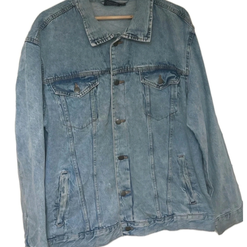 TUPAC Vintage Denim Poetic Justice Jean Jacket Size XL - Picture 2 of 7